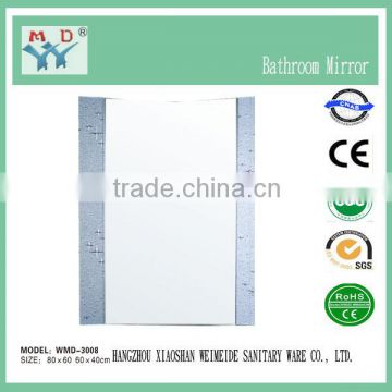 2014 High quality factory direct sales beveled frameless glass mirror