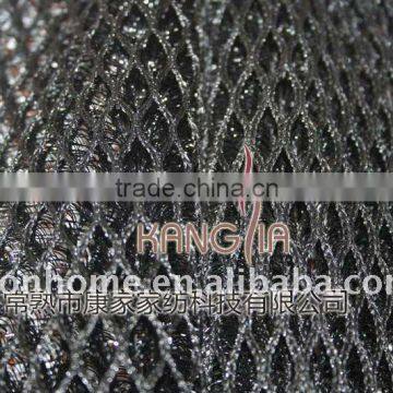 3D textile fabric in black