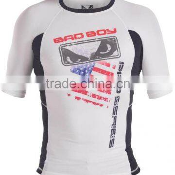 Rash Guard Sublimation High Quality,MMA Rash Guard
