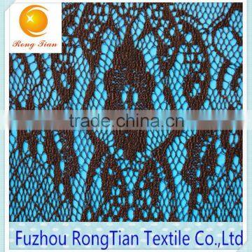2015 Black Breathable Thin Lace Knitting Fabrics