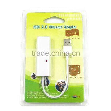 USB 2.0 to Ethernet Adapter 10/100 RJ45 Network Lan Adapter