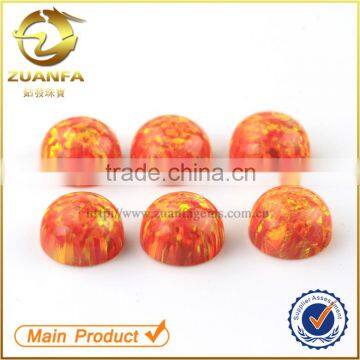 factory wholesale cheap price round cabochon synthetic opal beads