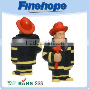 Soft pu fireman customized logo promotional stress ball