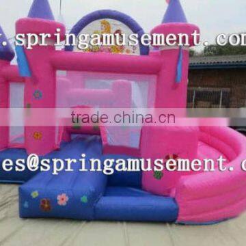 Pink classical inflatable party jumper and slide combo castle SP-CM027