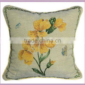 Flowers gobelin tapestry cushion covers,pillow covers for sofa, bed