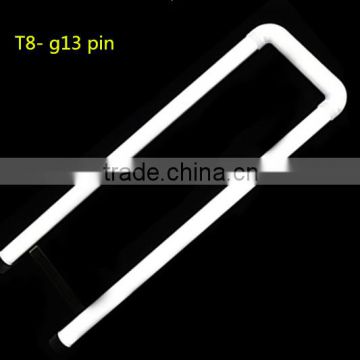 Tube type 600mm 18W 100~277V T8 U Shape LED Lamp for indoor use