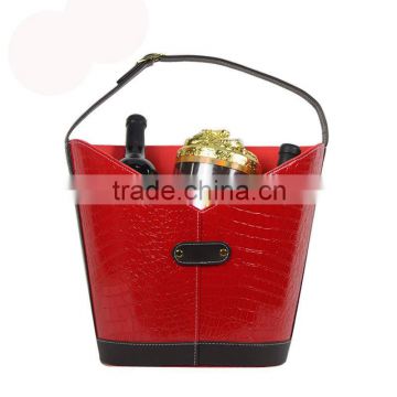 High-grade leather basket equisite gift basket Hotel storage basket basket gift basket Leather Laptop