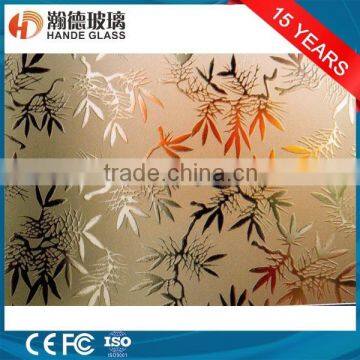 cheap clear zeytindali acid etched glass