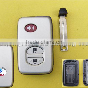 New Arrival 3 button smart key remote fob cover for Toyota key blank