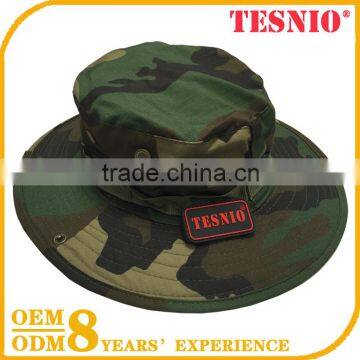 Woodland Camouflage Tactical Outdoor Cap Hunting Cap,Fishing Safari Bucket Boonie Hat