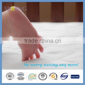 High Quality Chemical Free Cotton Waterproof Crib Baby Mattress Pad Protector