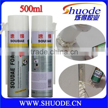 500ml pipe foam sealant suitable for fills up the seams