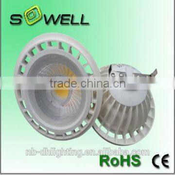 COB 15W 85-265V GX53 LED lamps, 15W LED lamp cup,3000K Plastic+AL 30000H LED lights