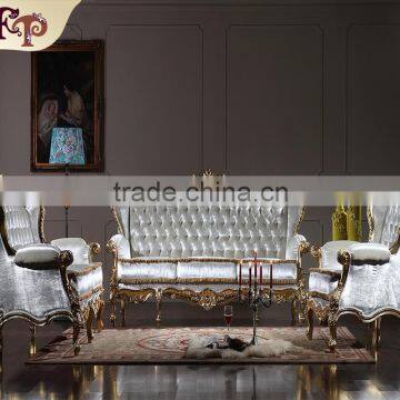 classic white fabric sectional sofa set for villa furniture                        
                                                Quality Choice