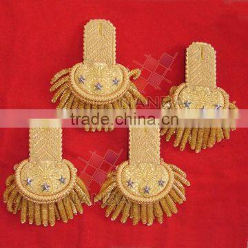 French Embroidered Epaulette Shoulders Boards