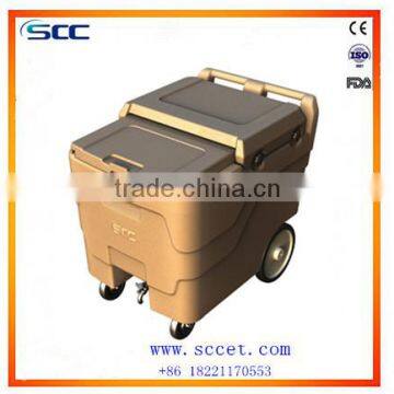 SB1-C110 insulated dry ice storing and transportation cooler in bar/hotel