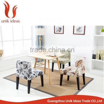 Hot sale cheap used living room dining chair with metal legs for sale