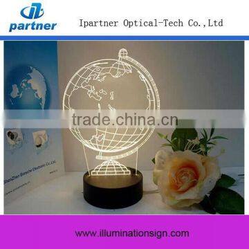 Wholesale 3D Led Table Top Light With Acrylic