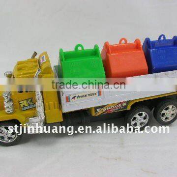 plastic friction dump truck toy