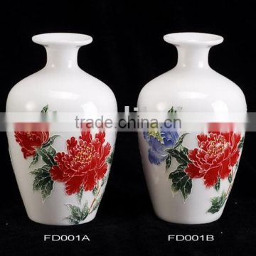 decorative vase , ceramic bottle,ceramic elegant vase