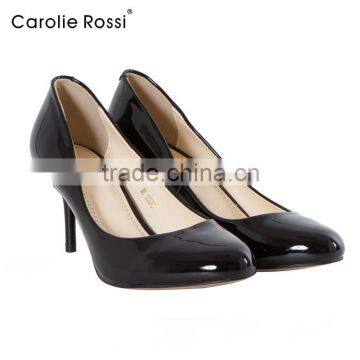 Guangzhou shoes market simple design women pumps China