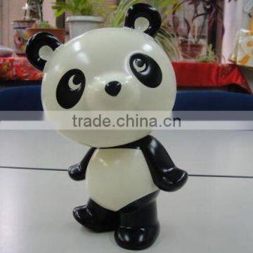 OEM panda soft pvc roto toy