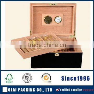 high end luxury wooden display cigar cabinet for sale