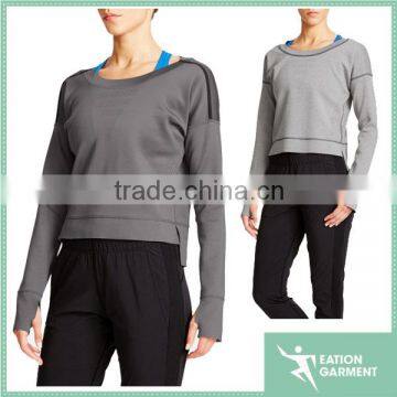 Ladies Zip-Up outdoor Yoga sports sweatshirt wholesale