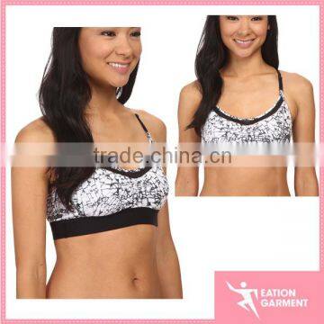 Wholesale seamless yoga wear women active wear sublimation sports bra