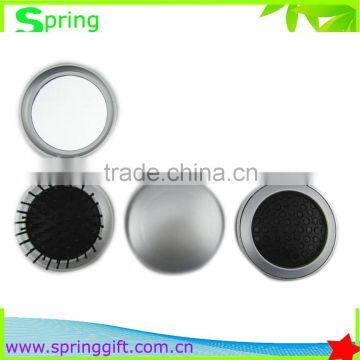 promotion plastic mirror with comb