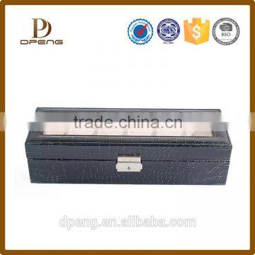 cosmetic leather cases customized design box printed folding style
