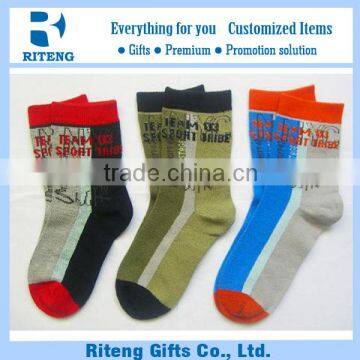 Soft wear knee high custom football socks