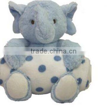 baby safe plush animal stuffed toy summer plush baby blanket/ cheap baby blanket