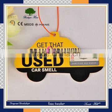 Factory OEM advertising custom cheap hanging paper car air freshener                        
                                                Quality Choice