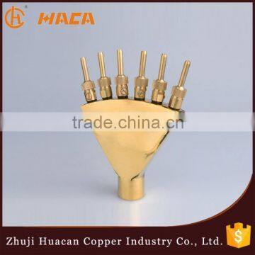 Brass Smooth Jet Spray Nozzle 1/4" Threads,Geyser Brass Nozzle,Brass Fountain Nozzle photo-2