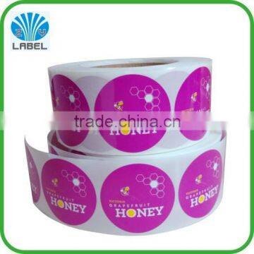 custom adhesive canned Food Label,food packaging label