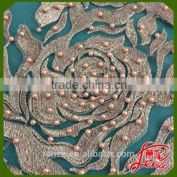 2016 new hand embroidery design with acc for girl fancy dresses