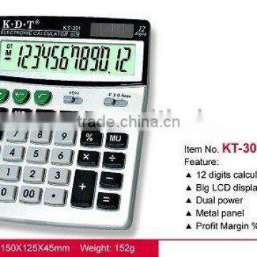 12 digits desktop calculator KT-301