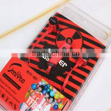 New arrival fashion design cheap and cute earphone, earphone factory