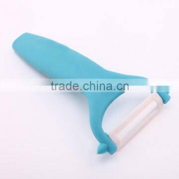 plastic ceramic vegetable parerwith TPR coating