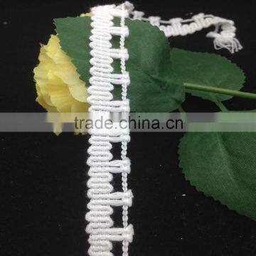 sewing decorative craft pure white gimp cotton braid lace trim