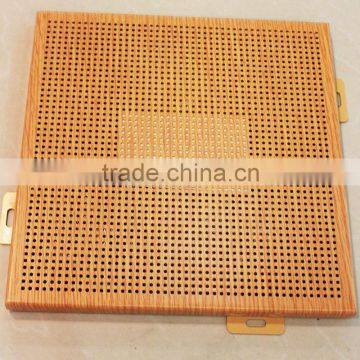 PVDF Coating Aluminum Perforated Exterior Wall Panels For Building Material