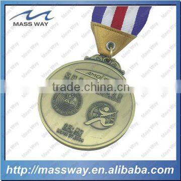 custom die casting zinc alloy marathon running medal