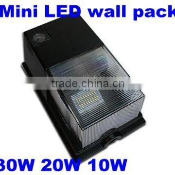 High Quality Mini LED Wall Lamp 30w 20w 10w with DLC UL listed IP65 waterproof PhilipsSMD wall pack light