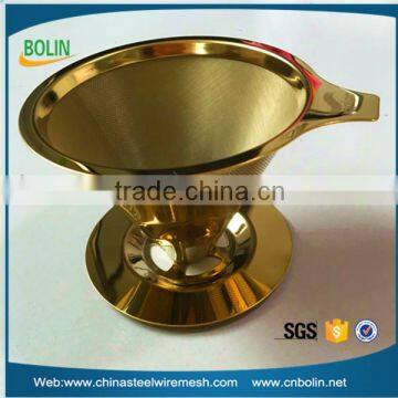 New Products 304 Stainless Steel Pour Over Cone Coffee Filter/Coffee Dripper photo-2