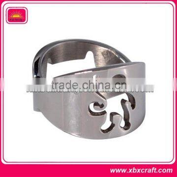 Fashionable Metal Bottle Opener Ring