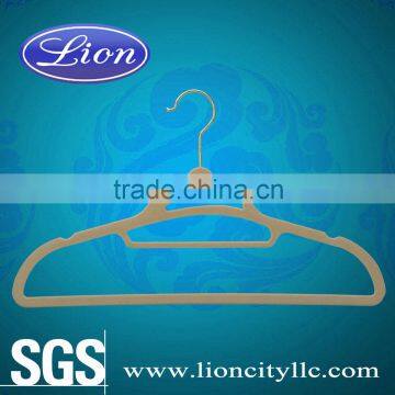 LEC-F5028 Heart-shape flocking coat hanger