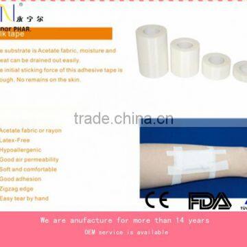 Surgical silk tape