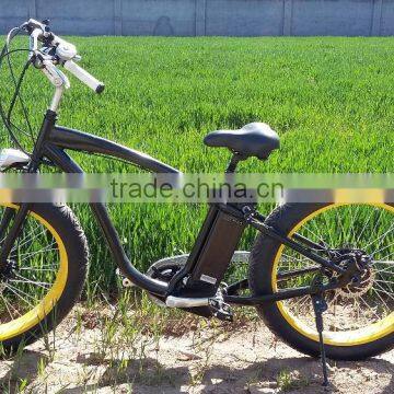 e bike fat tire BA-FB7 Electric bike beacg style with Fat tire CE EN15194 certificate