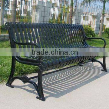 Cast iron park bench metal outdoor bench cast steel benches